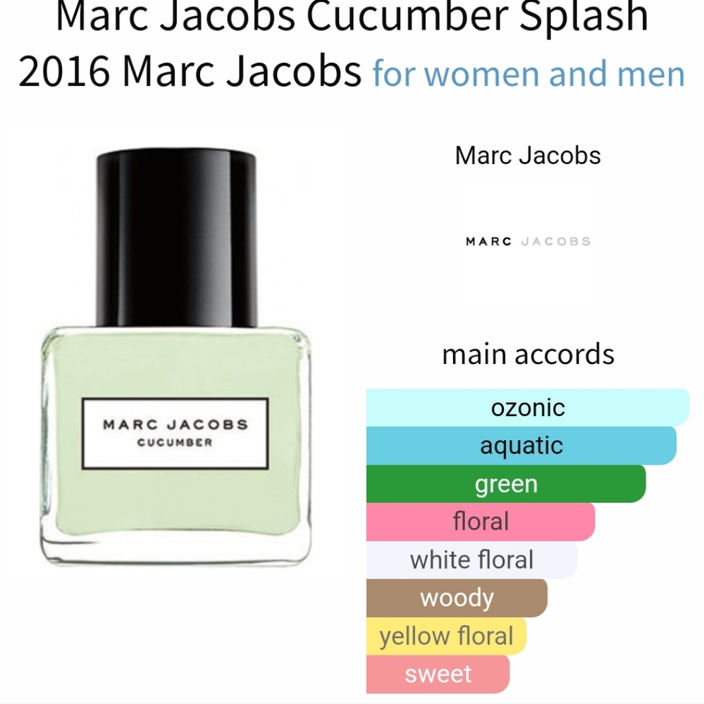 Marc Jacobs Rain Pear Cotton Cucumber Perfume - Picture 7 of 9
